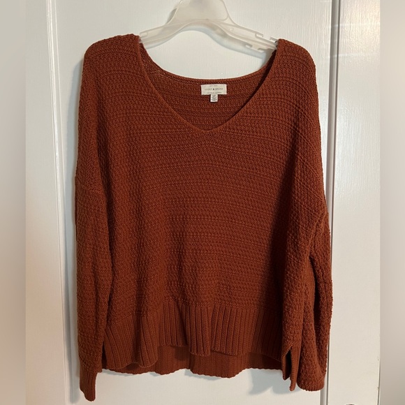 Lucky Brand - Rust Colored Sweater - Picture 1 of 4